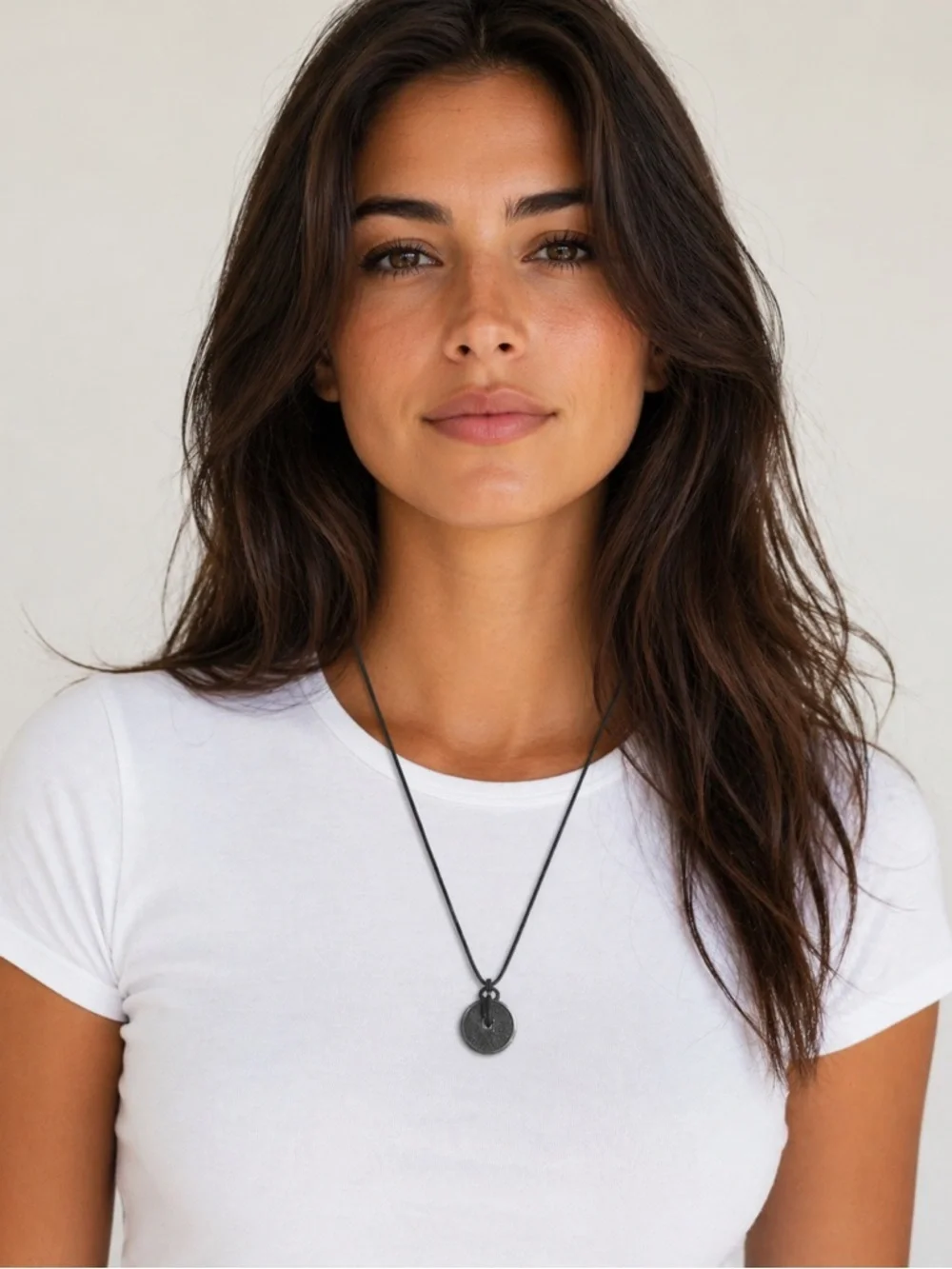 Louis Vuitton Eclipse Coin Necklace in Graphite